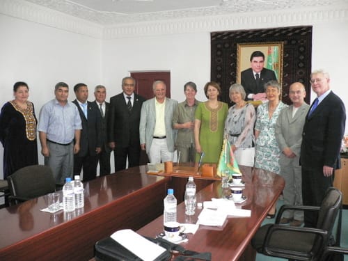 Gespräche mit dem stev. Bürgermeister von Ashgabat/ Turkmenistan