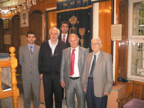 Besuch und Informationsaustausch mit dem Rabbi der Synagoge in Antakya